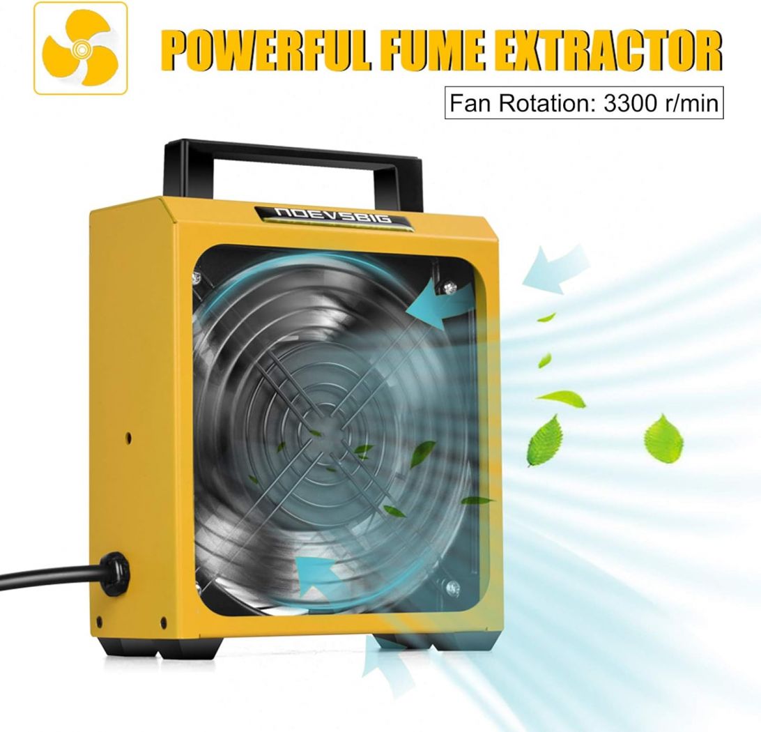 Soldeerdampafzuiger NOEVSBIG met koolstof filter